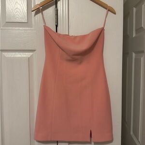 Bec + Bridge Karina Strapless Dress in Guava